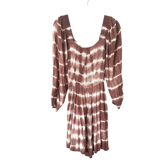 JEN'S PIRATE BOOTY Tie Dye Cutout Boho Mini Dress Small - Picture 3 of 5